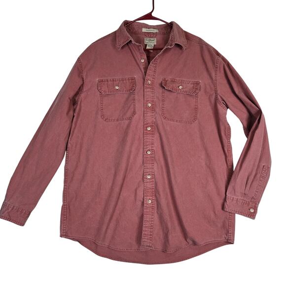 L.L. Bean Other - L.L. Bean Traditional Fit Button Down Shirt Long Sleeve Mens Large Tall 0699